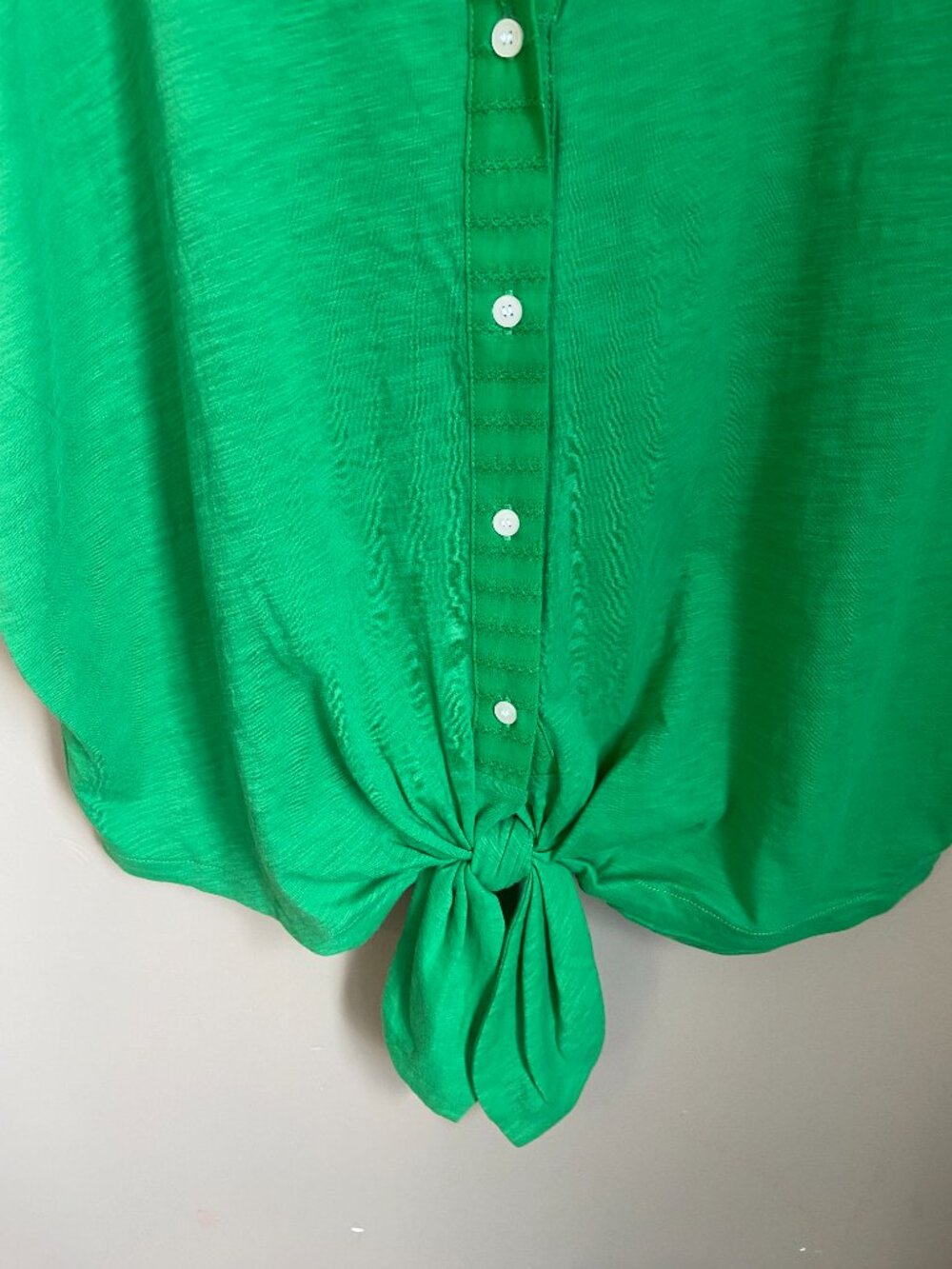 LOFT Tie Front Spring Top - Picture 3 of 4